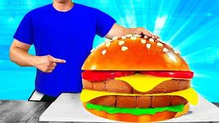 Gigantischer Gummi-Burger | 100 kg Gummi Burger von VANZAI KOCHEN