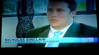 Nicholas Sinclair on Channel 9 News commenting on Interest Rates - November 2009