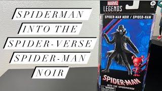 Marvel legends into the spider-verse Spider-man Noir and Spider-Ham unboxing & review