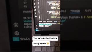 Voice Controlled Light Switch Using Python & Arduino Uno