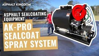 Asphalt Sealcoating Equipment | AK-PRO Sealcoat Spray System