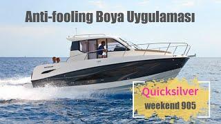 Quicksilver Weekend 905 Antifooling Boya Uygulaması