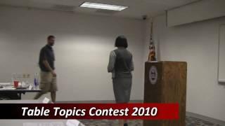 Toastmasters Table Topics Contest - Original Impromptu Speaking