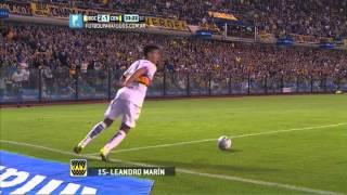 Gol Marín. Boca 2 - Rosario Central 1. Fecha 11. FPT