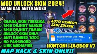 MOD MOBILE LEGENDS UNLOCK ALL SKIN ONLY TERBARU || NO FLOATING WORK DRAFTPICK