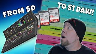 How to Convert X32/M32 Multitrack Recordings From SD Card to Mix in Studio One