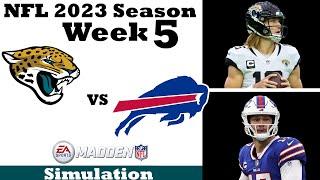 Gridiron Showdown: Madden 24 Simulation - Jaguars vs. Bills Epic Clash!