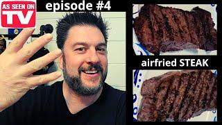 Cooking STEAK in an airfryer Emeril Lagasse FRENCH DOOR Airfryer 360. Steak 2 ways and Toast [401]