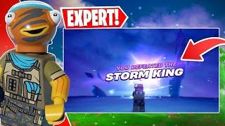 How To EASILY Defeat The Storm King in LEGO Fortnite Odyssey! (Survival or Expert)