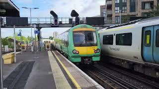 Trains at East Croydon 8/6/24