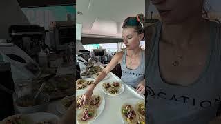 YACHT CHEF DOES IT ALL #sailing #privatechef #bahamas #belowdeck