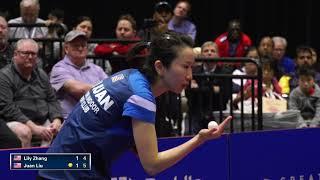 2018 US Open Table Tennis Championships - Womens Final - Liu Juan vs Lily Zhang (Highlights)