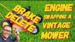 PREDATOR SWAPPED COMMERCIAL SENSATION MOWER BLADE BRAKE REWORK