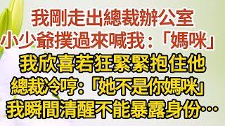 《一胎兩寶》第04集： 我剛走出總裁辦公室，小少爺撲過來喊我：「媽咪」，我欣喜若狂緊緊抱住他，總裁冷哼：「她不是你媽咪」，我瞬間清醒現還不能暴露身份…… #婚姻#情感 #愛情#甜寵#故事#小說#霸總