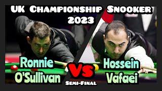 Ronnie O'Sullivan vs Hossein Vafaei - UK Championship Snooker 2023 - Semi-Final Live HD