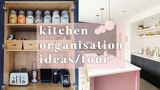 KITCHEN ORGANISATION IDEAS | KITCHEN DESIGN IDEAS/CUPBOARD TOUR