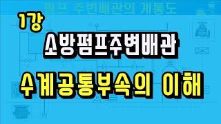 1강) 수계소화설비에 사용되는  꼭 알아야 할 수계공통부속/개폐밸브/ 체크밸브/ 후드밸브/ 릴리프밸브/ 안전밸브/ 자동배수밸브/ 앵글밸브/ 감압밸브/ 볼탑/ 수격방지기