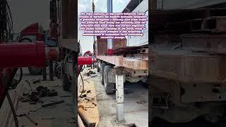 Metal Magic: Watch Hydraulic Power Straighten a Twisted Truck Frame Like Butter!