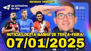 VENÂNCIO COM NOTÍCIAS DO CRUZEIRO NESTA TERÇA-FEIRA! REFORÇOS TREINANDO E BUSCA POR ZAGUEIROS SEGUE