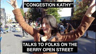 Happy Halloween: "NYS Governor Kathy Hochul" Talks Congestion Pricing on the Berry Open Street!