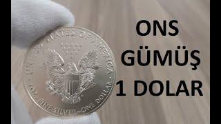 Ons Gümüş - 1 Ons Gümüş Kaç Gr - 999 Ayar Gümüş 1 Dolar