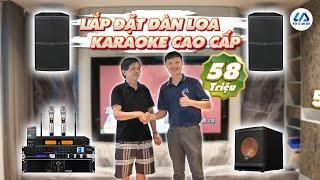 Setup dàn Karaoke gia đình cho biệt thự tại Hà Đông | Nhà đẹp, loa chuẩn, tận hưởng trọn vẹn!