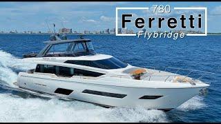 78Ft Luxury Italian Yacht - 780 Ferretti Yachts Flybridge "Forever Young" - Ft Lauderdale Florida