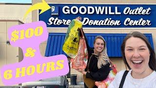 Goodwill Outlet Thrift Haul | Look What I found for $100!