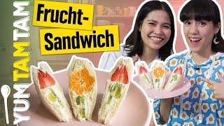 Japanische Frucht-Sandwiches // Mit Pocket Hazel // #yumtamtam