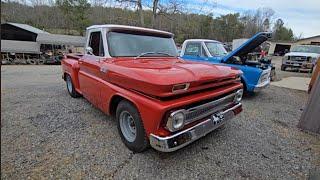 For Sale: 1965 Chevy C10 Stepside Bed truck at K&K Salvage in Madisonville, Tenn. Price is in Video