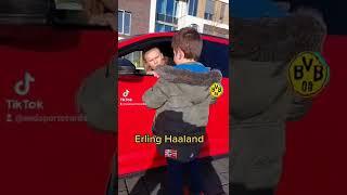 Erling Haaland stopped for us to give some autographs with a  - so funny. Viral around the world.