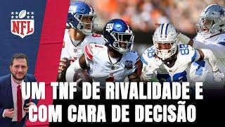 SEMANA 4 DA NFL COMEÇA COM RIVALIDADE ENTRE COWBOYS E GIANTS COM GOSTINHO DE DESESPERO