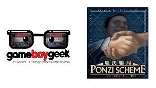 Ponzi Scheme Review with the Game Boy Geek