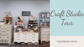 Craft Studio Tour | Vintage Flea Market Style (giveaway closed)