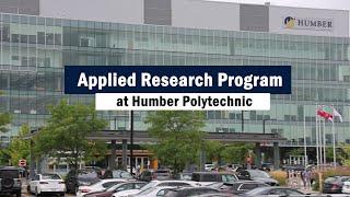 Applied Research Program at Humber Polytechnic