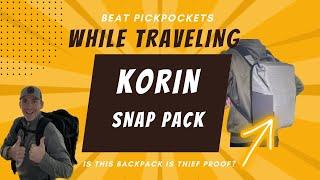 Stay Safe in Europe with the Theftproof Korin Snap Pack? #travel #europe #safe #theocdtraveler