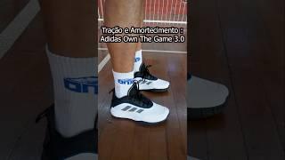 Amortecimento e tração Adidas Own The Game 3.0 testado em quadra !!!Siga @21onze