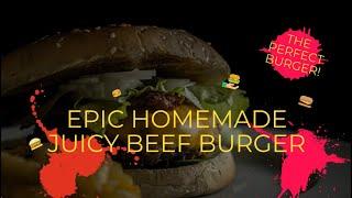 “The Ultimate Homemade Burger Recipe | Foodie Fiesta”