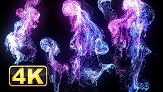 Abstract Liquid! 1 Hour 4K Relaxing Screensaver for Meditation. Relaxing music