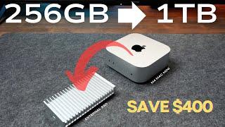 Upgrade M4 Mac Mini to 1TB | Set Up an External SSD as Your Main Drive!