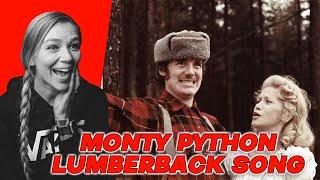 AMERICAN REACTS TO MONTY PYTHON LUMBERJACK SONG | LADY RAE  | AMANDA RAE |