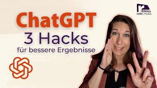 ChatGPT Prompting: Die besten Tricks und Hacks - ChatGPT Tipps deutsch