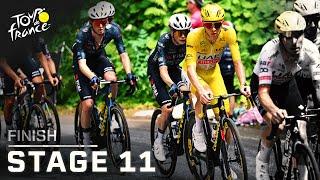 Highlights: 2024 Tour de France, Stage 11 finish | Cycling on NBC Sports