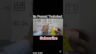 Rubiks cube solve in 4 moves |#rubikscubetutorial #Hasnaintechnical#rubikcube #cubing