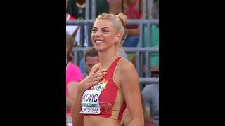 MARIJA VUKOVIĆ  Montenegro  High Jump Final Munich 2022#shorts#MARIJAVUKOVIĆ#Montenegro# HighJump