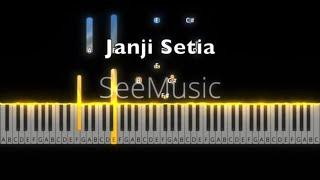 Janji Setia - Tiara Andini | Piano Tutorial by Andre Panggabean