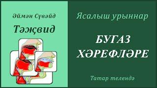 6. Ясалыш урыннары: БУГАЗ ХӘРЕФЛӘРЕ | Әймән Сүвәйд (татарча субтитрлар)