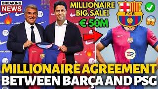 OFFICIAL BARCELONA AND PSG HAVE JUST PARALYZED THE TRANSFER MARKET! UNBELIEVABLE! BARCELONA NEWS!