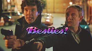 Sherlock and John being protective of eachother for 7:28 minutes