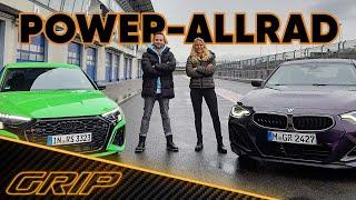 Allrad-Duell: Audi RS 3 vs. BMW M240i xDrive  | GRIP